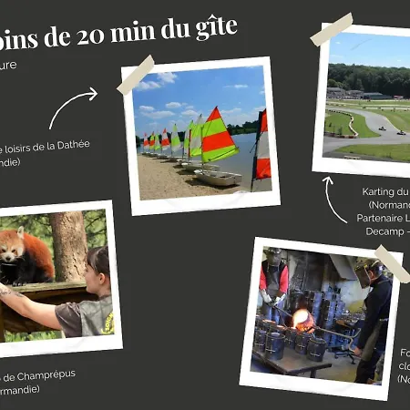 Moulin Du Gast 35pers : Jacuzzi Sauna Billard Baby 度假居 *