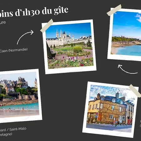 La Clef Decamp Moulin Du Gast 35pers Jacuzzi Sauna Billard Baby 度假居 *