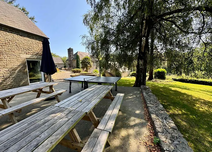 Feriehus La Clef Decamp Moulin Du Gast 35pers Jacuzzi Sauna Billard Baby Le Gast